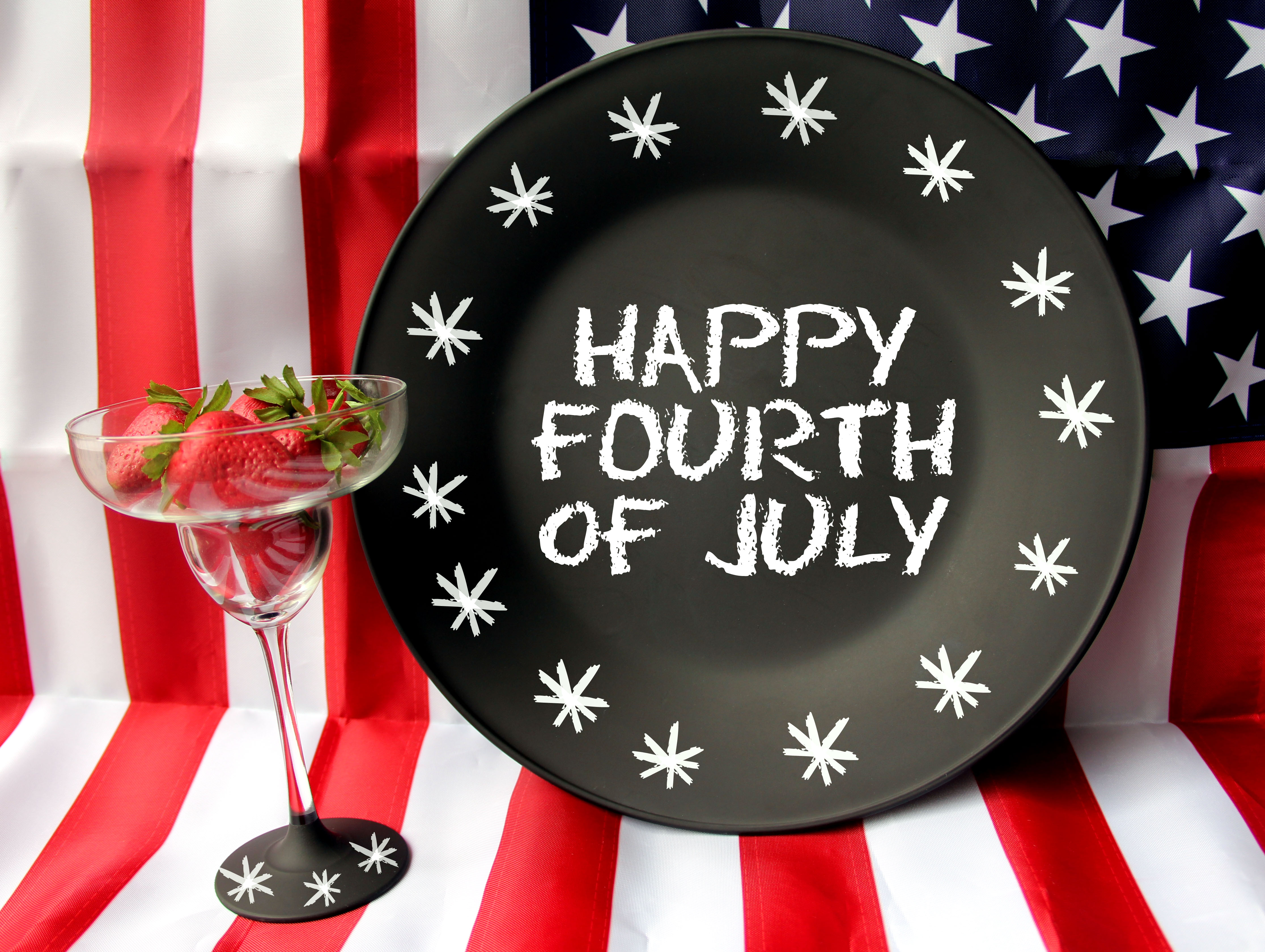 Fourth of July with Chalkboard China