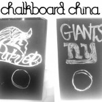 Chalkboard China Super Bowl Ideas