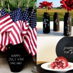 chalkboard china fourth of july decor ideas